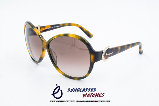 Salvatore Ferragamo Sf611Sr Vintage Designer Sunglasses Made in Italy/New Old Stock Men Women Nos