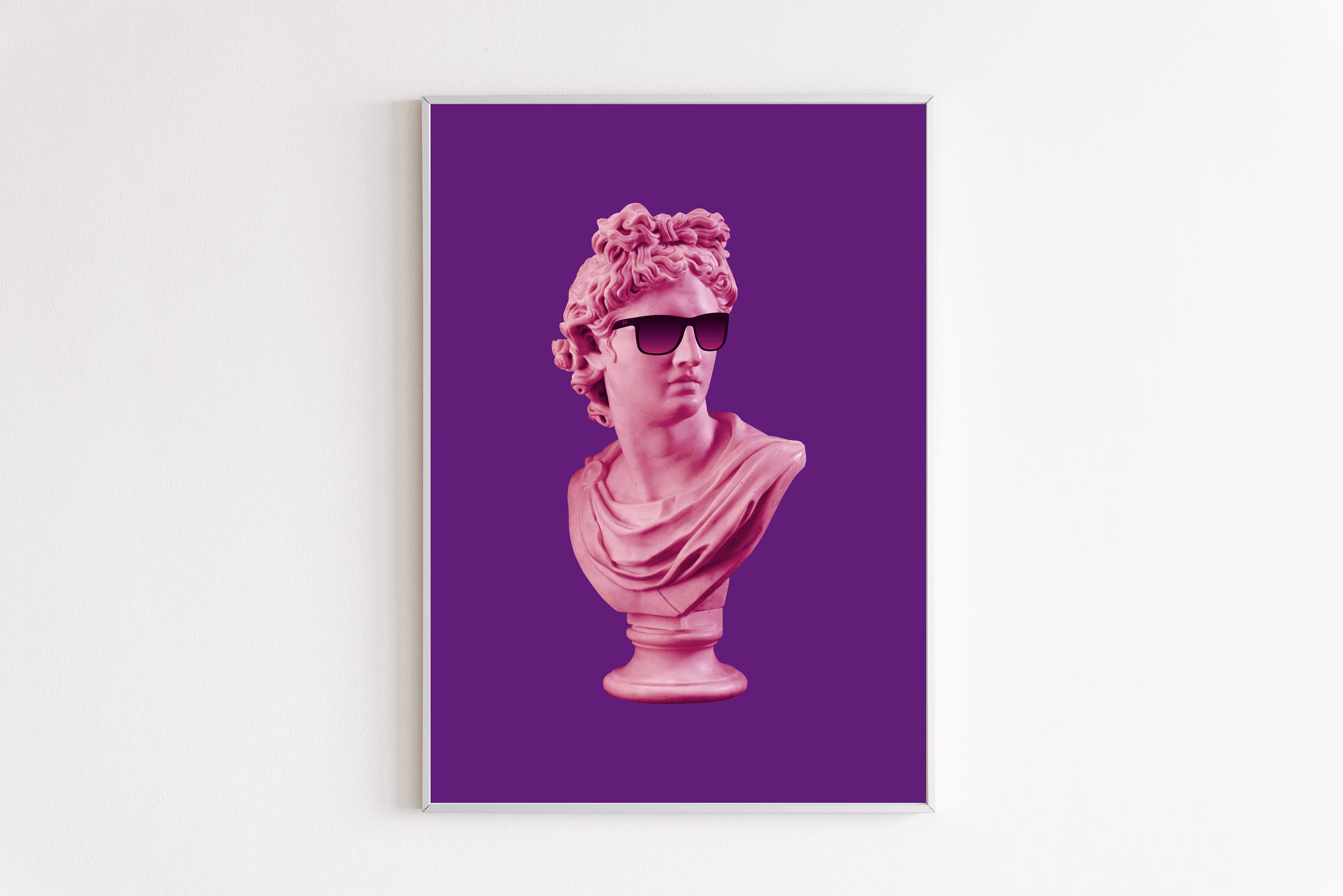 Sculpture Sunglasses Wall Art | Print Digital Design Poster Graphic Gift Home Decor Prints For Walls