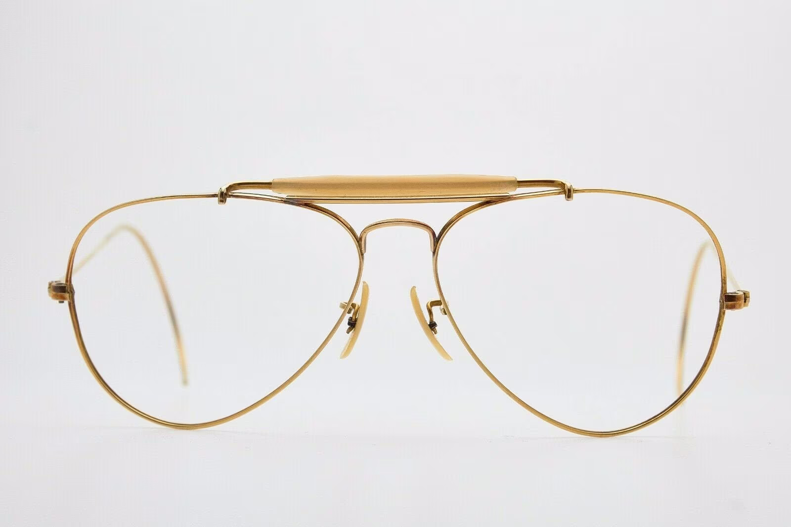 Vintage Sunglasses Ray Ban Outdoorsman 10K Gf Gold Filled Bausch&lomb Eyewear Man Retro 90 U.s.a Aviator Metal Frame Accessories