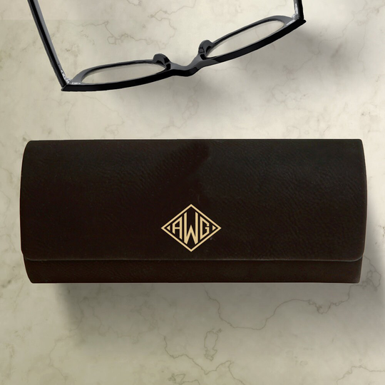 Personalized Eyeglass Case.custom Case.leather Case.grandparent Gift.custom Graduation Gift.monogram Father's Day Gift