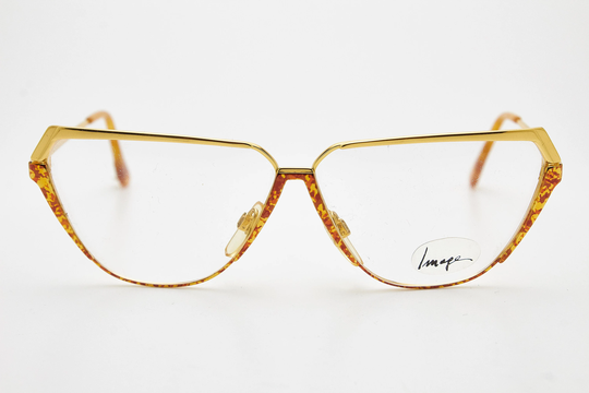 Vintage Woman Eyewear Fedon A-334 Metal Classic Frame Glasses Historic Collection Italian Sunglasses Accessories