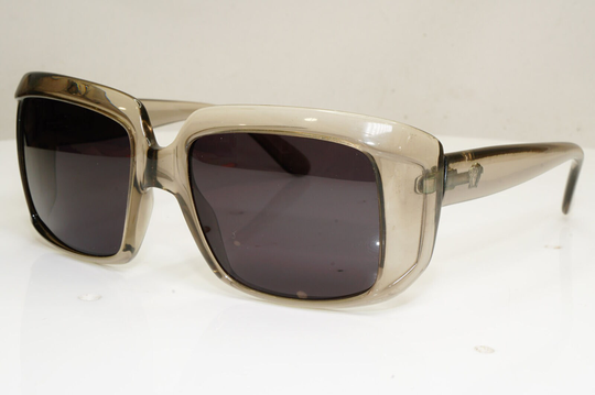Authentic Versace Mens Womens Vintage Sunglasses Grey Square 4034 228/11 29826