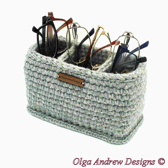 Mens Large Rectangular Divided Phone Glasses Remote Holder Stand, Multiple Holder, Nightstand Organizer, Olgaandrewdesigns