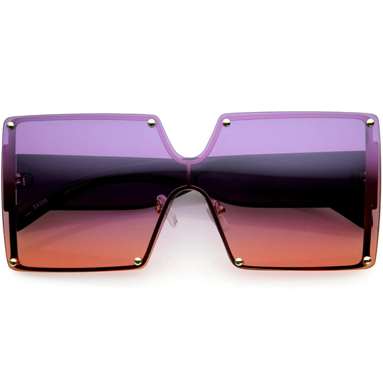 Women's Oversized Modern Style Squared Sunglasses