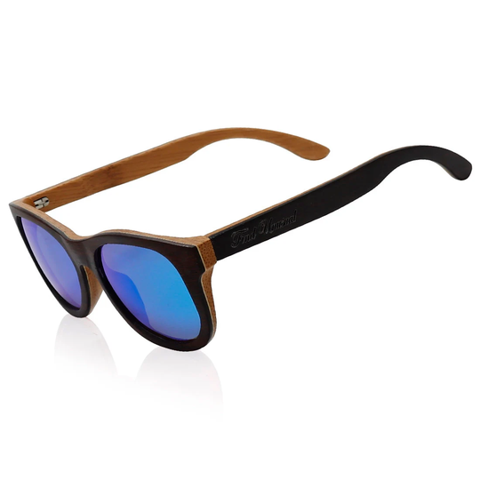 Bamboo Square Wood Sunglasses Prescription Glasses Groomsmen Proposal Eye Frames