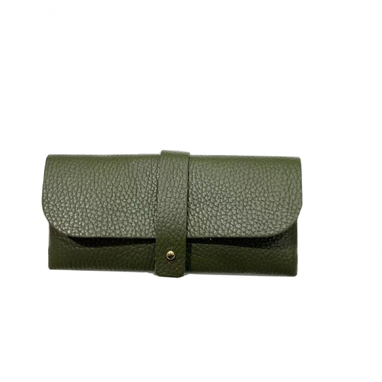 Glasses Case Soft Durable/ Pure Leather /Ladies Stylish Gift/Spectacle Case/Gold Cover Hardware