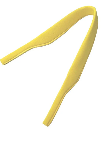 Double Thickness Sunglasses/Glasses Yellow Deluxe Twin Layered Neoprene Sports Head Band Strap