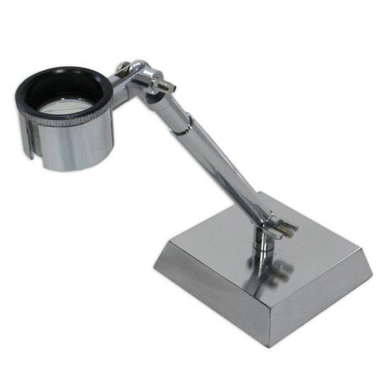 Loupe Magnifying Eyeglass Swivel Adjustable Head Heavy Base Watchmakers Tool | 626