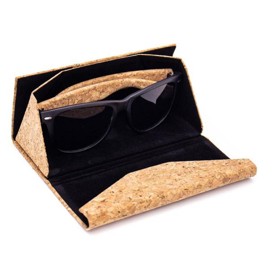 Cover For Glasses Foldable, Glasses Case, Handmade Glasses, Case, Cork Hard Case, Vegan Organic Sustainable Us Seller