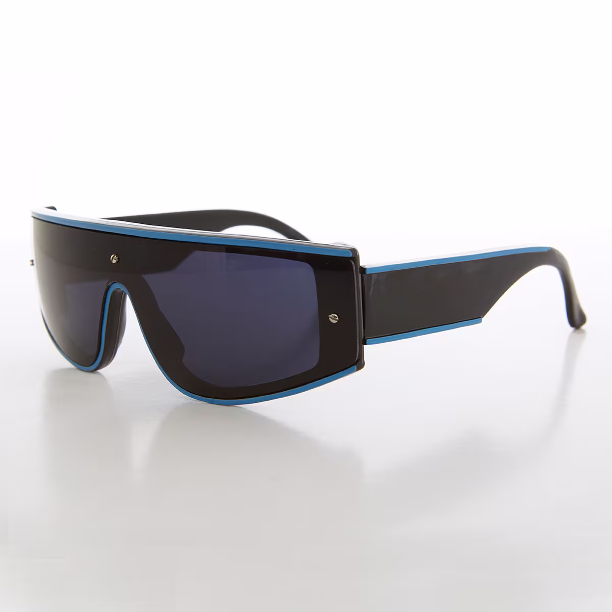 Sports Shield Mono Lens Vintage 80S Sunglasses - Jupiter