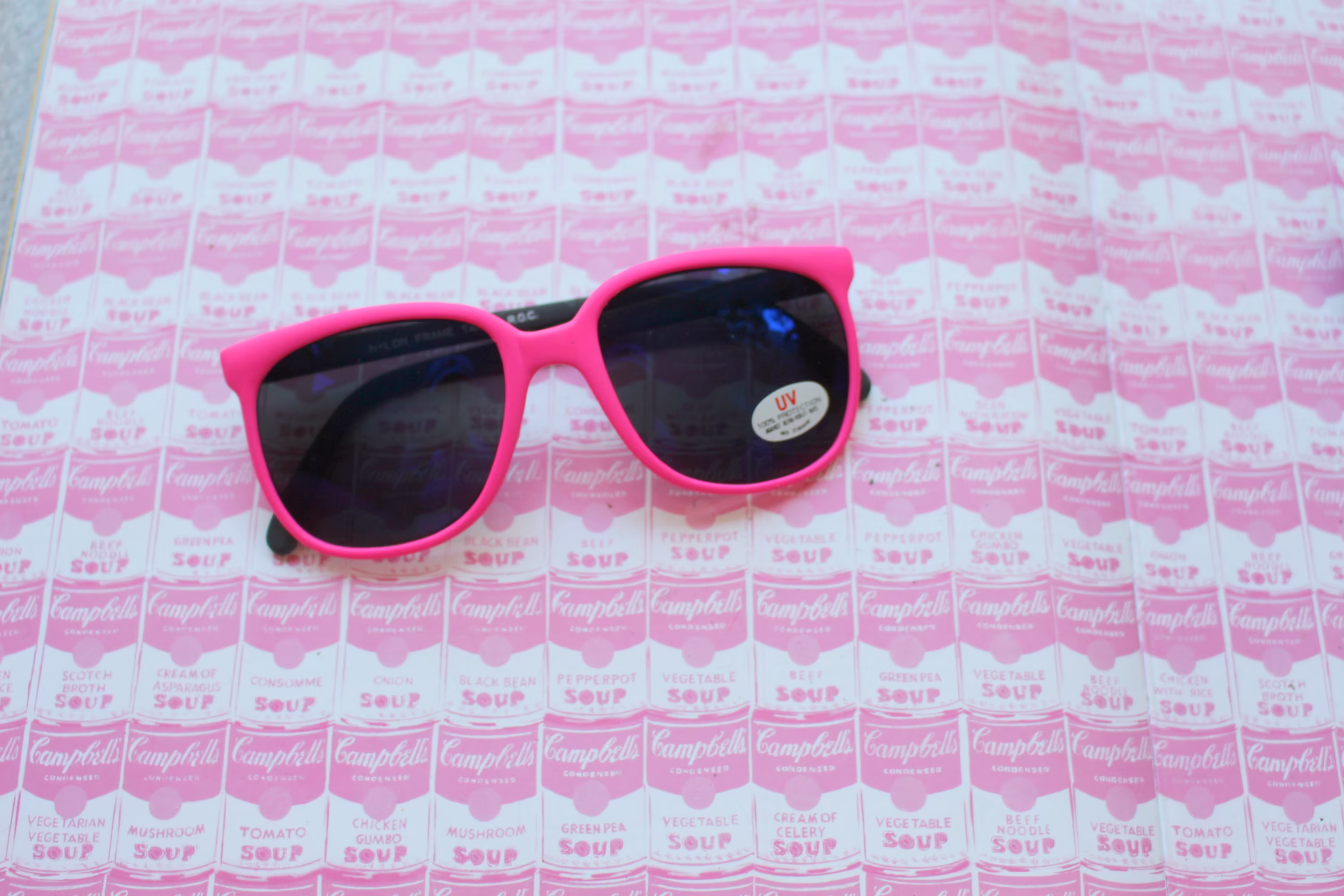 1980S Vintage Mod Taiwan Roc Pink Uv Sunglasses...retro. Colorful Shades. Urban. Hipster. Beach. Indie. Chic. Pink. Boho. Deadstock