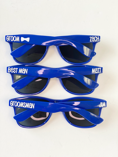 Personalized Adult Sunglasses, Wedding Bridal Party Favors, Bachelor Groomsmen Gifts, Destination Cruise Custom Glasses