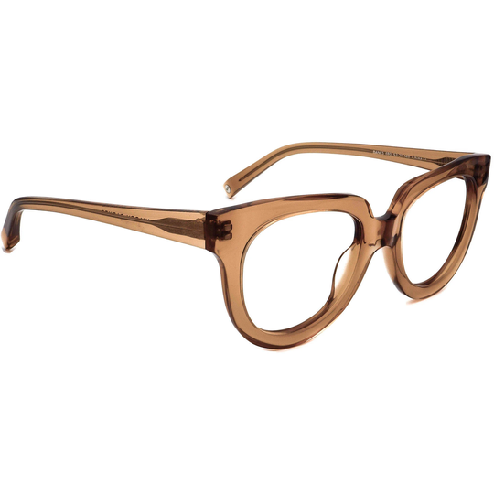 Warby Parker Sunglasses Frame Only Banks 680 Transparent Brown Square 52 Mm