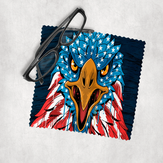 American Eagle - Microfiber Lens Cleaning Cloth For Eyeglasses, Cameras, Smartphones & All Screens